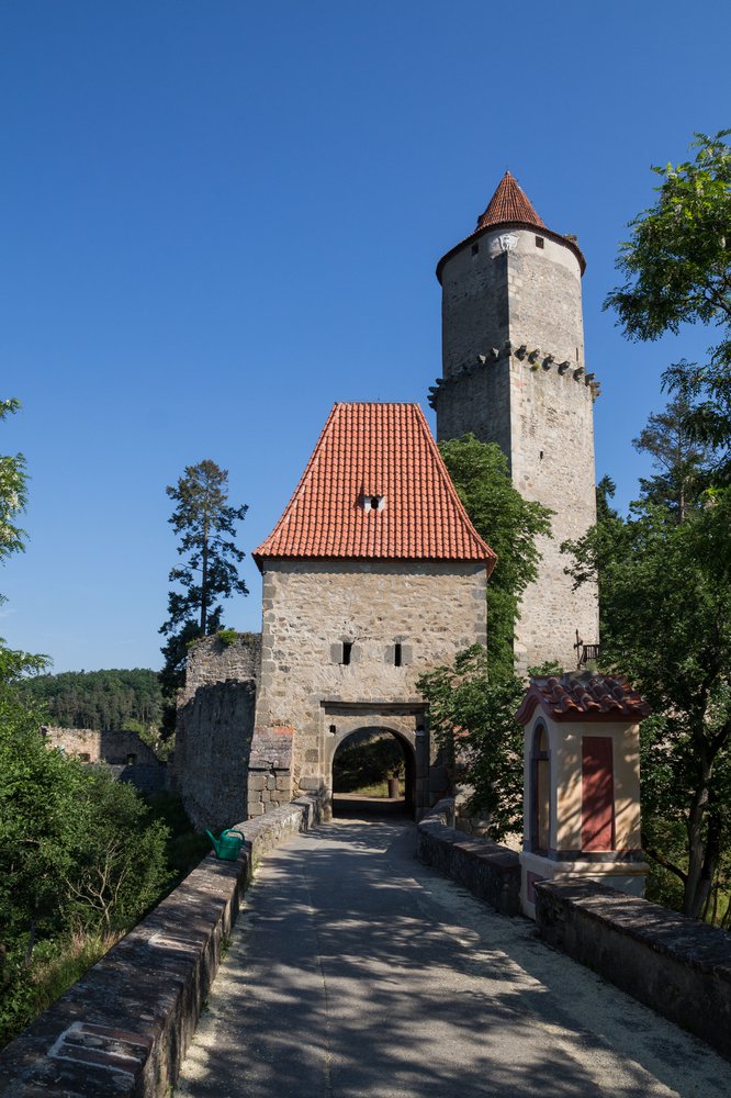 die Burg in Budweis