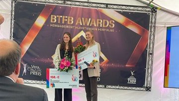 Gewinnerin des BTFB Awards „Newcomer“