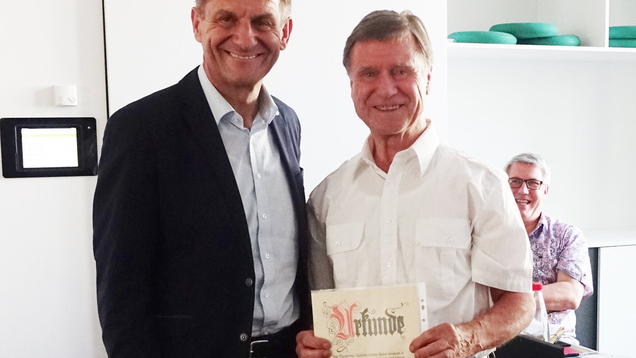 Werner Hassepaß Ehrenmitglied des Deutschen Sportakrobatik Bundes