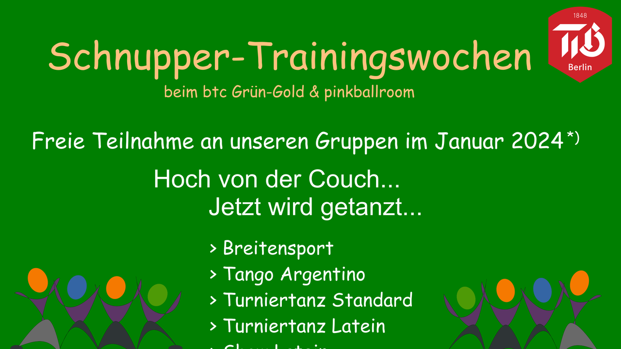 Schnupper-Training im Januar 2024